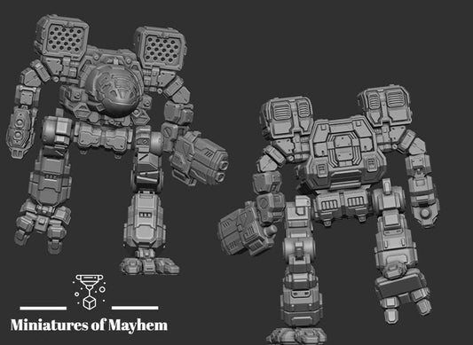Splinter Wulf F (By PMW)- Alternate Battletech Mechwarrior Miniatures