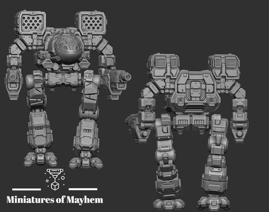 Splinter Wulf N (By PMW)- Alternate Battletech Mechwarrior Miniatures