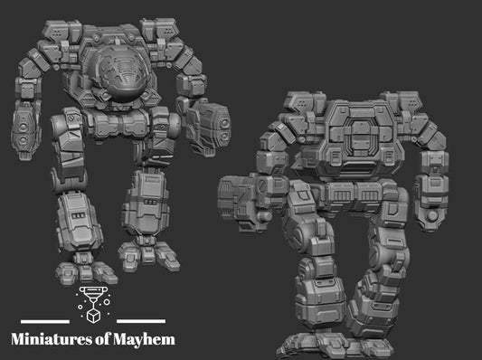 Splinter Wulf Bounty Hunter (By PMW)- Alternate Battletech Mechwarrior Miniatures