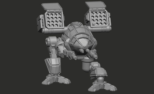 Catapult CPLT "Crouch Pose" - Alternate Battletech Mechwarrior Miniatures