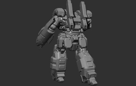 CRD-1R "Crusader"- Alternate Battletech Mechwarrior Miniatures