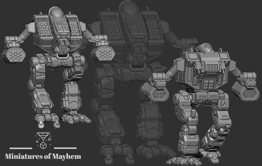 Demiurge B (By PMW) - Alternate Battletech Mechwarrior Miniatures