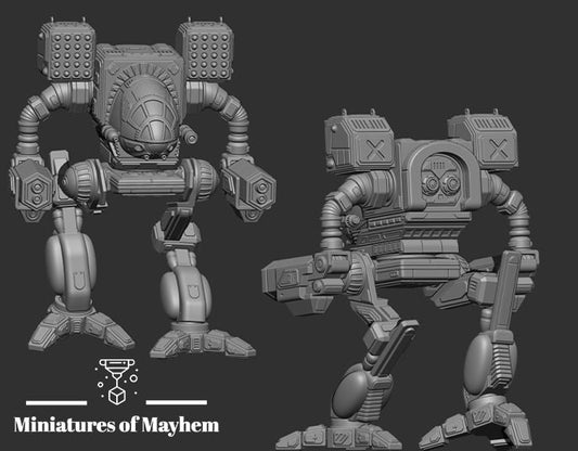 Splinter Wulf Prime Classic (By PMW)- Alternate Battletech Mechwarrior Miniatures