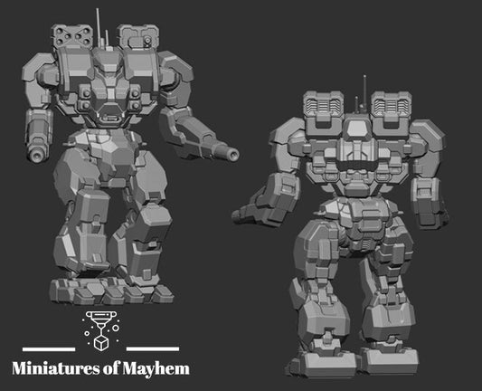 WHM-BW "Black Widow" - Alternate Battletech Mechwarrior Miniatures