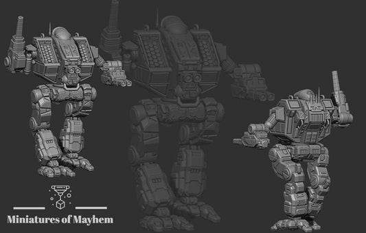 Demiurge D (By PMW) - Alternate Battletech Mechwarrior Miniatures