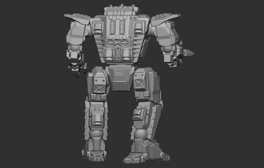 Warlock 1A Alt 3 (By PMW) - Alternate Battletech Mechwarrior Miniatures