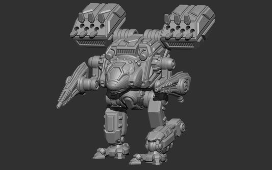 FF-Missile Barrage "Fury Fang"- Alternate Battletech Mechwarrior Miniatures