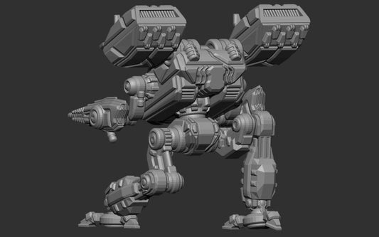 FF-Missile Barrage "Fury Fang"- Alternate Battletech Mechwarrior Miniatures