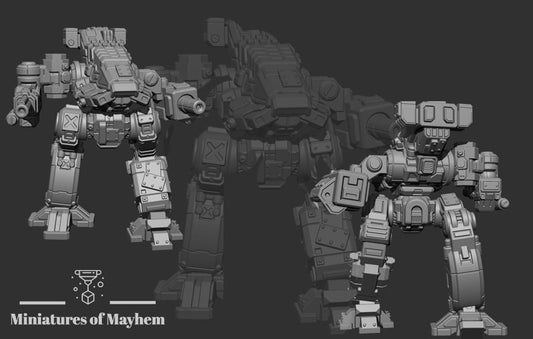 Wackmaster Trimmer (By PMW) - Alternate Battletech Mechwarrior Miniatures