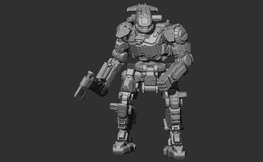 HCT-3 "Axeman" - Alternate Battletech Mechwarrior Miniatures