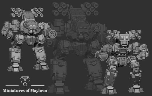 Wackmaster Teuton P1 (By PMW) - Alternate Battletech Mechwarrior Miniatures