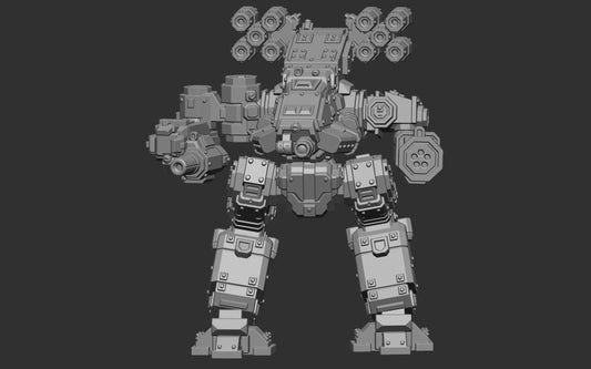 Wackmaster Teuton P1 (By PMW) - Alternate Battletech Mechwarrior Miniatures