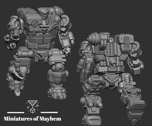 Brokeback Knight 7M Alt (By PMW) - Alternate Battletech Mechwarrior Miniatures