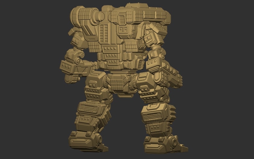 Dragon Brokeback 4N (By PMW) - Alternate Battletech Mechwarrior Miniatures