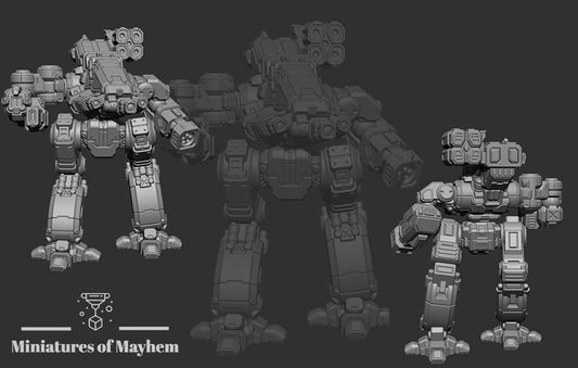 Wackmaster MWO X4 Alt (By PMW) - Alternate Battletech Mechwarrior Miniatures