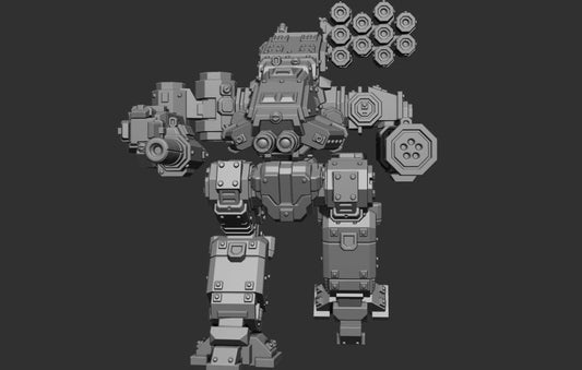 Wackmaster Teuton X2 (By PMW) - Alternate Battletech Mechwarrior Miniatures