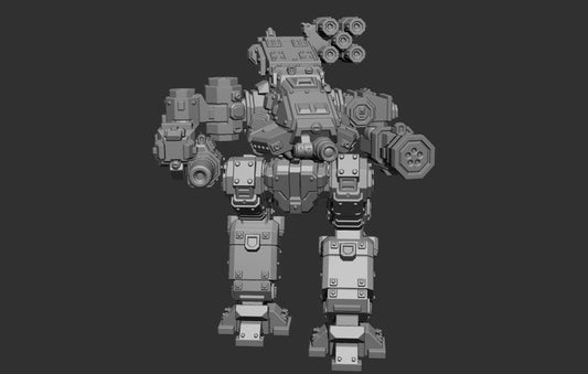 Wackmaster Teuton X1 (By PMW) - Alternate Battletech Mechwarrior Miniatures