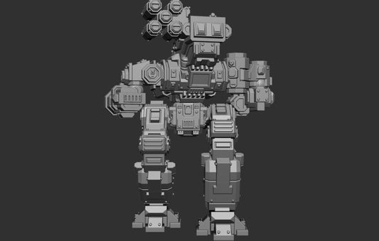 Wackmaster Teuton X1 (By PMW) - Alternate Battletech Mechwarrior Miniatures
