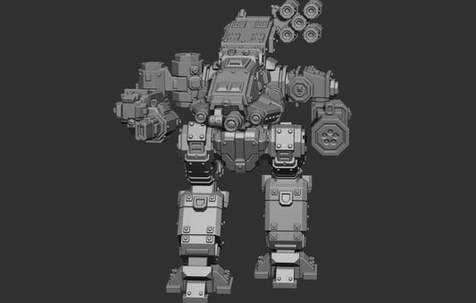 Wackmaster Teuton X4 (By PMW) - Alternate Battletech Mechwarrior Miniatures