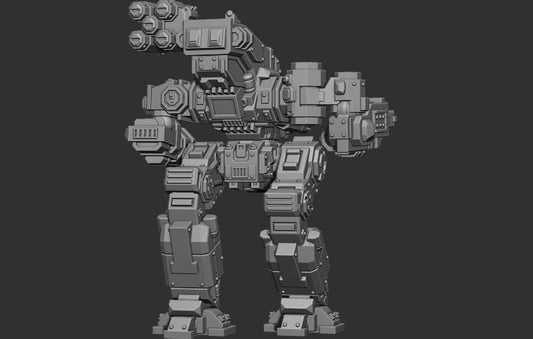 Wackmaster Teuton X4 (By PMW) - Alternate Battletech Mechwarrior Miniatures