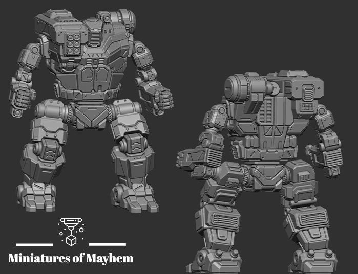 Brokeback Mazer MWO 4P (By PMW) - Alternate Battletech Mechwarrior Miniatures