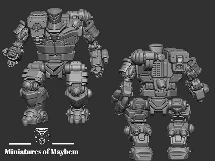 Brokeback Knight 7M (By PMW) - Alternate Battletech Mechwarrior Miniatures