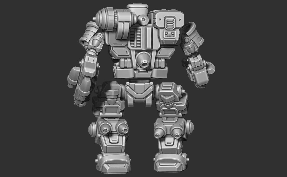 Brokeback Knight 7M (By PMW) - Alternate Battletech Mechwarrior Miniatures