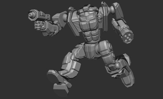 Gerard "Battle Pose" - Alternate Battletech Mechwarrior Miniatures