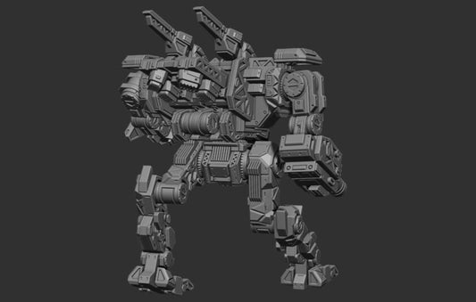 Zealot Praetor U (By PMW)- Alternate Battletech Mechwarrior Miniatures