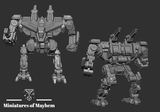 Zealot Praetor C (By PMW)- Alternate Battletech Mechwarrior Miniatures