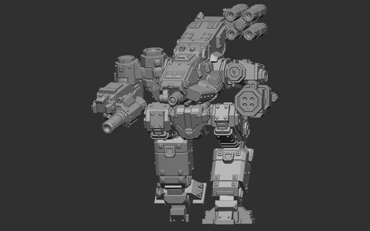 Wackmaster Teuton S2 (By PMW) - Alternate Battletech Mechwarrior Miniatures