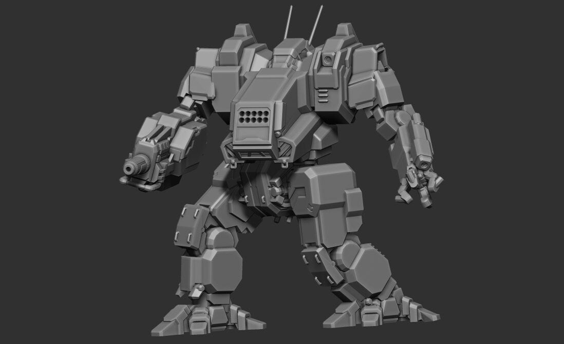 DRG-1N "Flame Dragon" - Alternate Battletech Mechwarrior Miniatures