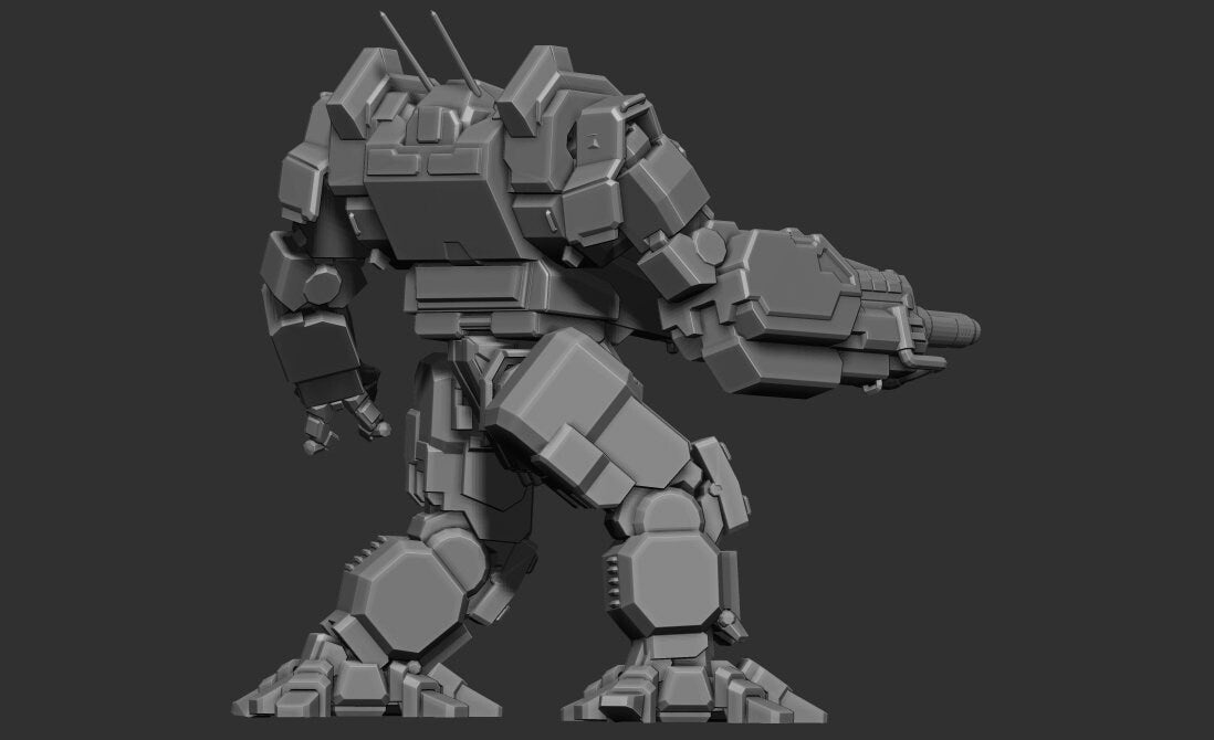 DRG-1N "Flame Dragon" - Alternate Battletech Mechwarrior Miniatures