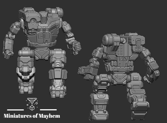 Brokeback MWO 6N (By PMW) - Alternate Battletech Mechwarrior Miniatures