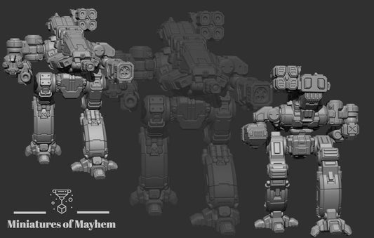 Wackmaster MWO X1 (By PMW) - Alternate Battletech Mechwarrior Miniatures