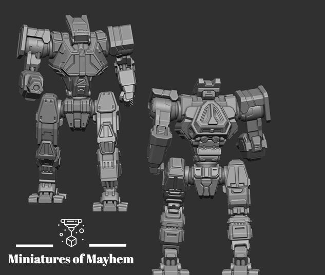 Huntergael 3M (By PMW)- Alternate Battletech Mechwarrior Miniatures
