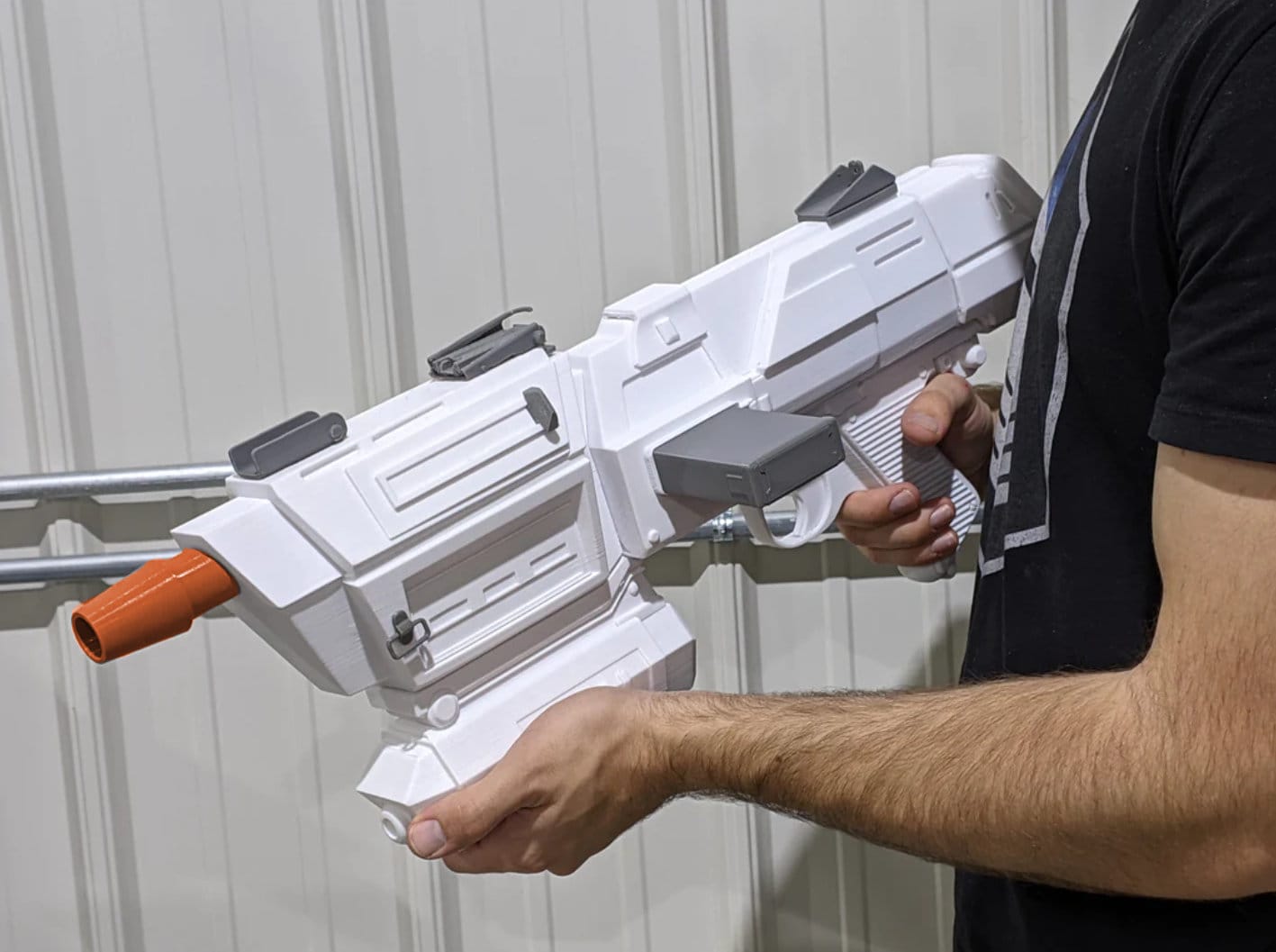 DC-17M Republic Commando Blaster Replica - 3D Printed Prop For Cosplay ...