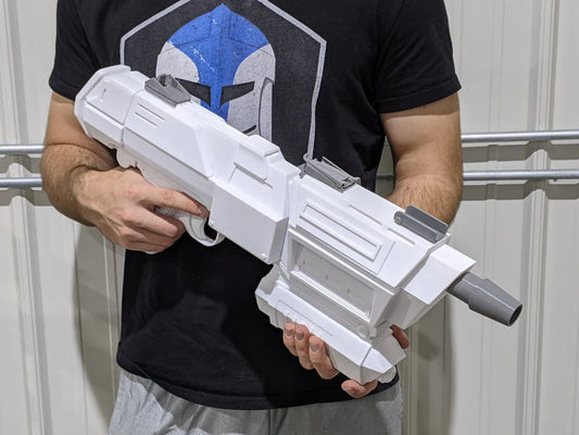 DC-17M Republic Commando Blaster Replica - 3D Printed Prop For Cosplay & Display
