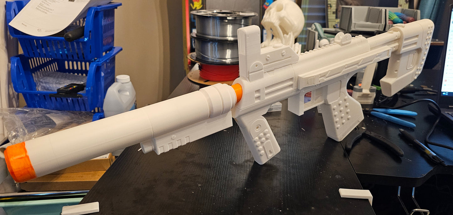 Halo ODST SMG 3D Printed - DIY Cosplay and Collectibles - 3D Printed Full-Size  - Master Chief's Weaponry for Cosplay, Collectors