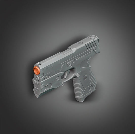 Halo Magnum Sidekick Replica - 3D Printed Full-Size - Master Chief's Weaponry for Cosplay, Collectors, and Gamers