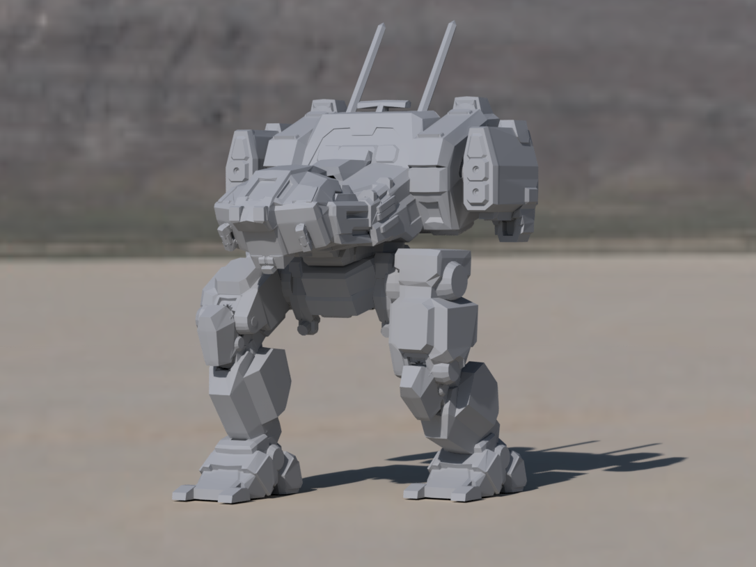 JR7-F "Jenner"- Alternate Battletech Mechwarrior Miniatures