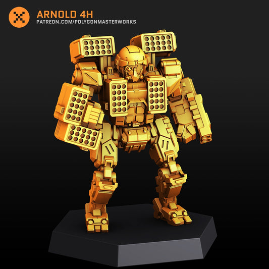Commando 4H (By PMW) - Alternate Battletech Mechwarrior Miniatures