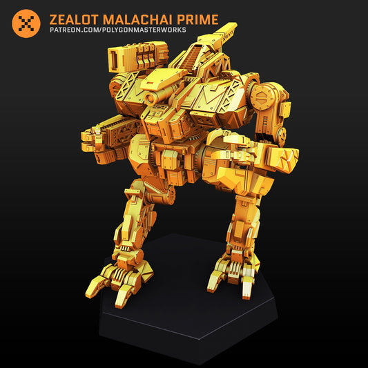 Zealot Malachai Prime (By PMW) Alternate Battletech Mechwarrior Miniatures