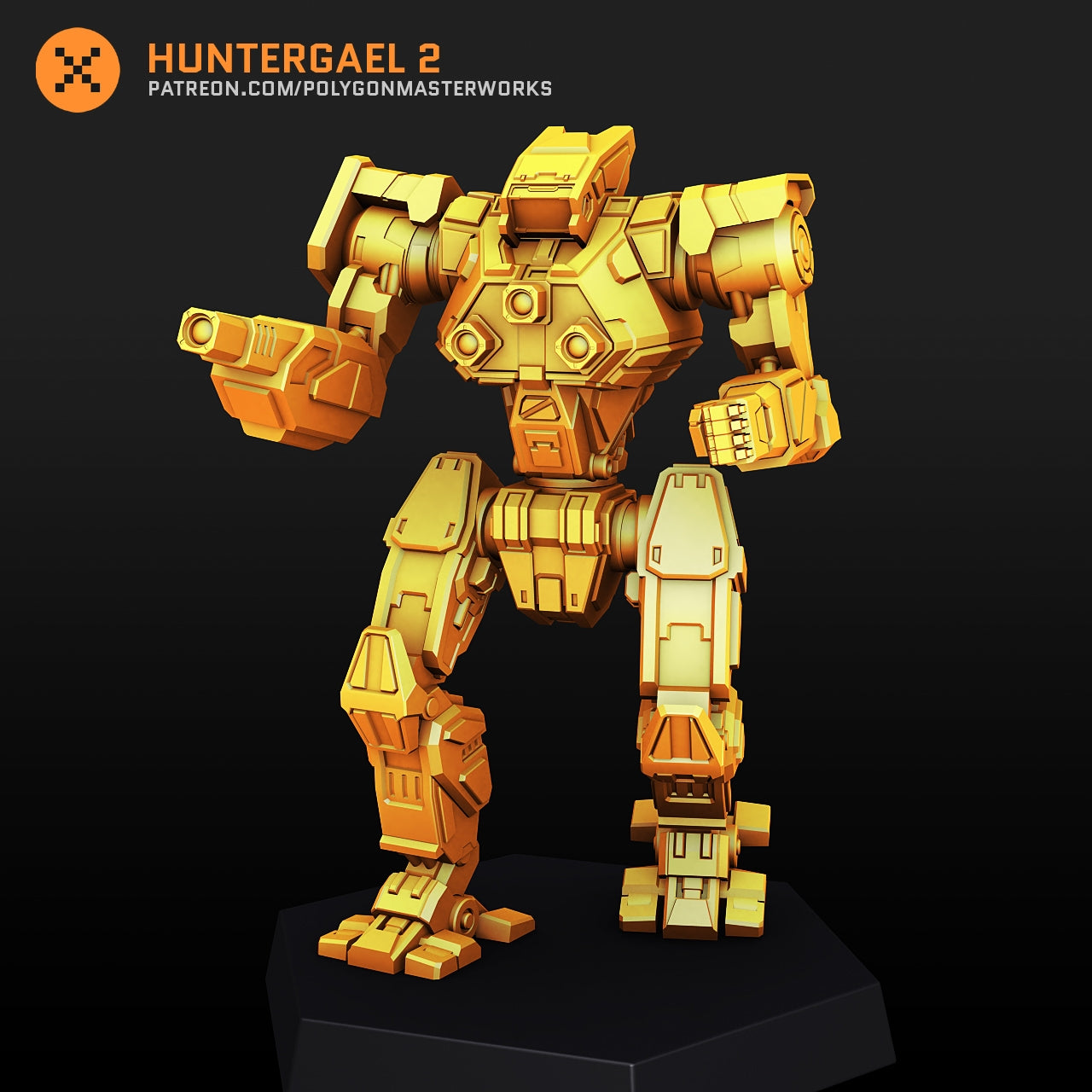 Huntergael 2  (By PMW) Alternate Battletech Mechwarrior Miniatures