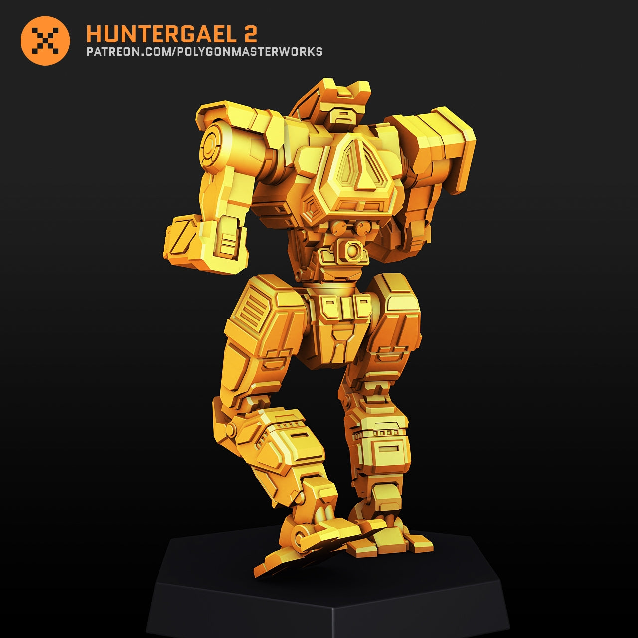 Huntergael 2  (By PMW) Alternate Battletech Mechwarrior Miniatures