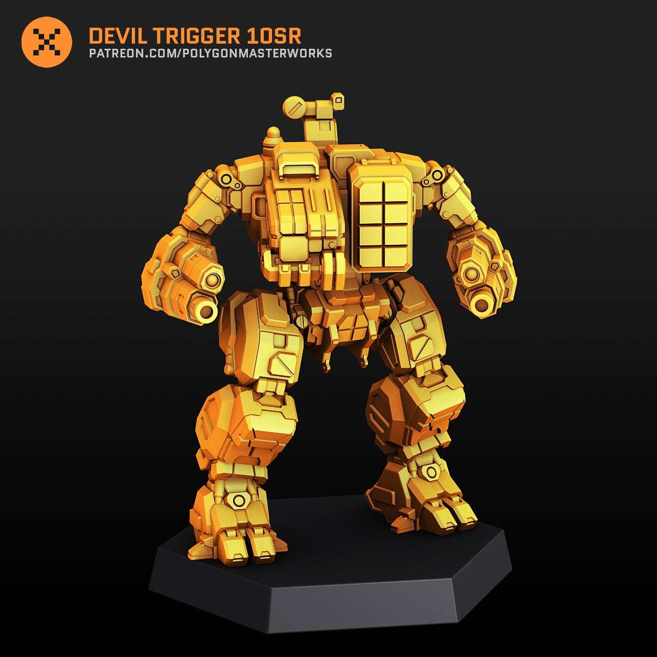 Devil Trigger 10SR (By PMW) Alternate Battletech Mechwarrior Miniatures