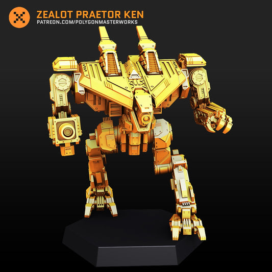 Zealot Praetor Ken (By PMW) Alternate Battletech Mechwarrior Miniatures