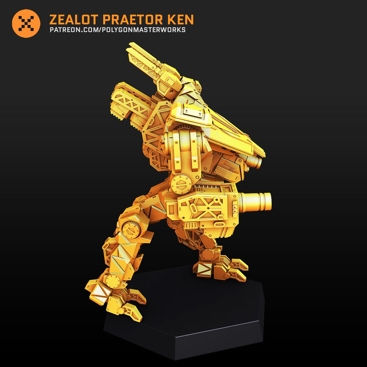 Zealot Praetor Ken (By PMW) Alternate Battletech Mechwarrior Miniatures