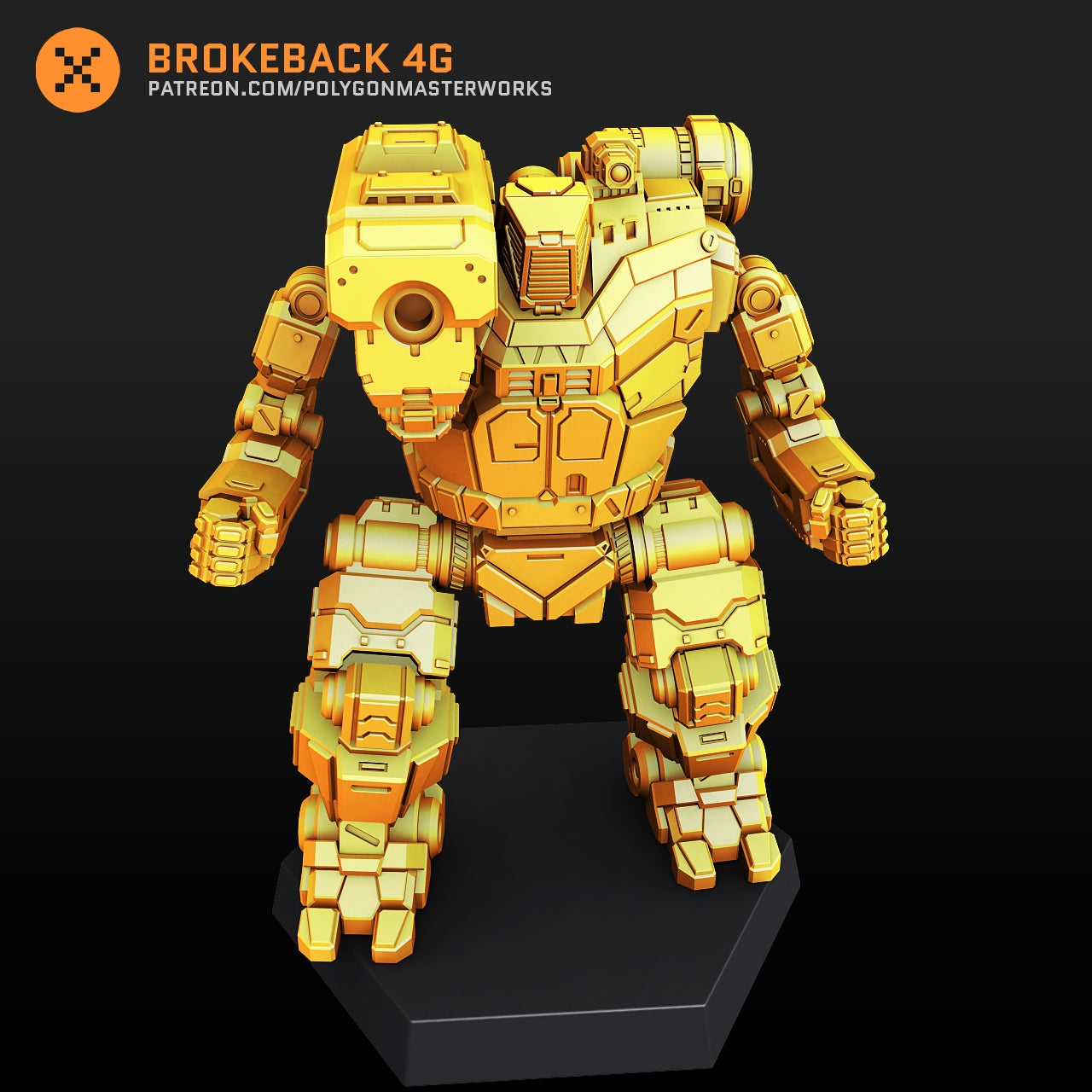 Brokeback 4G (By PMW) Alternate Battletech Mechwarrior Miniatures