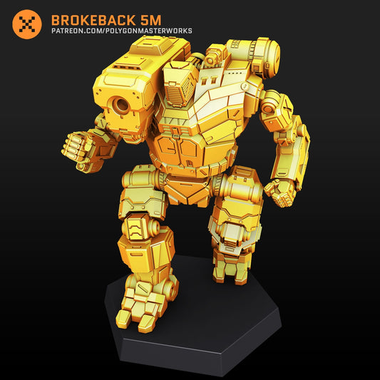 Brokeback 5M (By PMW) Alternate Battletech Mechwarrior Miniatures